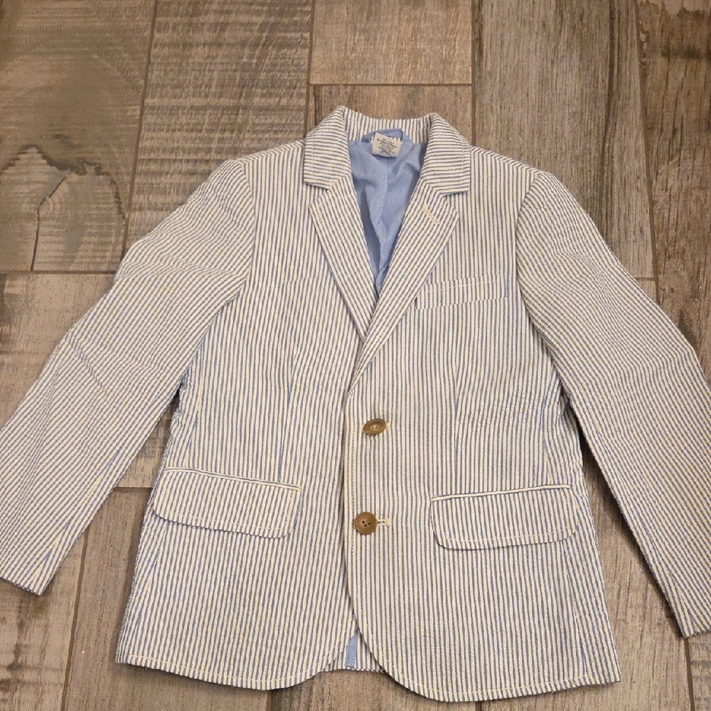 Boys Seersucker Sport Coat